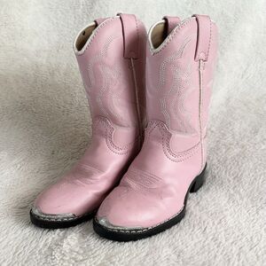 Lil' Durango Kids Girls Pink Western Boot Size 11D Shoes